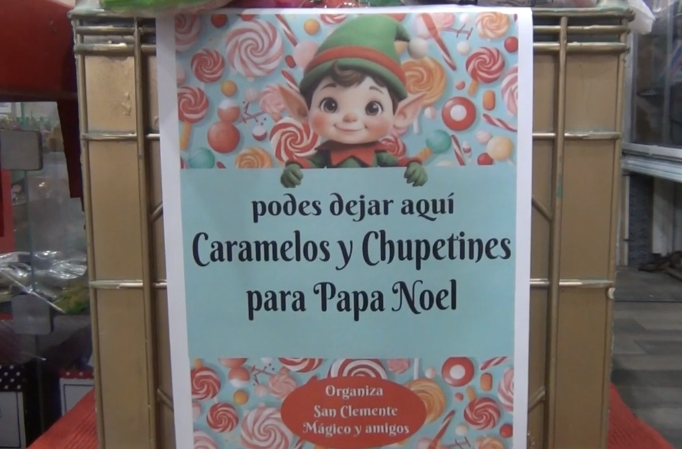 SE RECIBEN DONACIONES DE GOLOSINAS PARA QUE PAPA NOEL PUEDA REPARTIR EL DOMINGO 22 DE DICIEMBRE EN SAN CLEMENTE